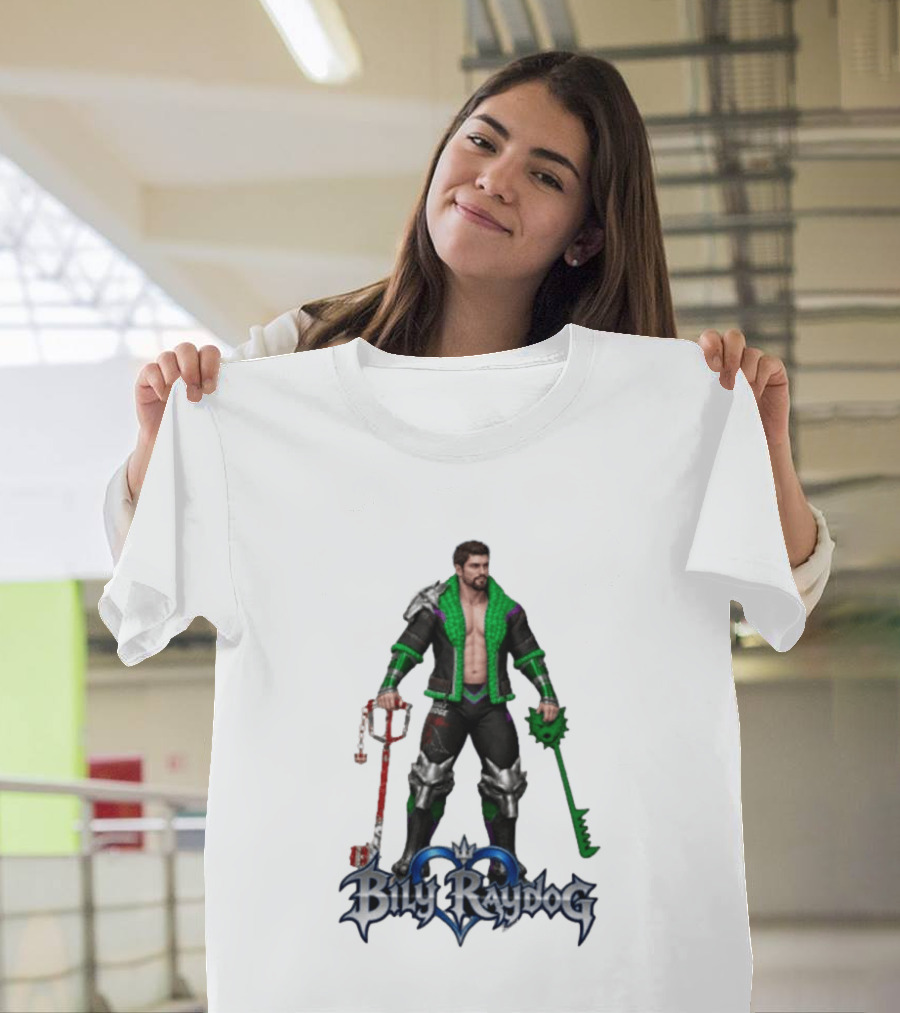 Billy Raydog Kingdom Hearts Crossover Character With Chains And Keys T-Shirt