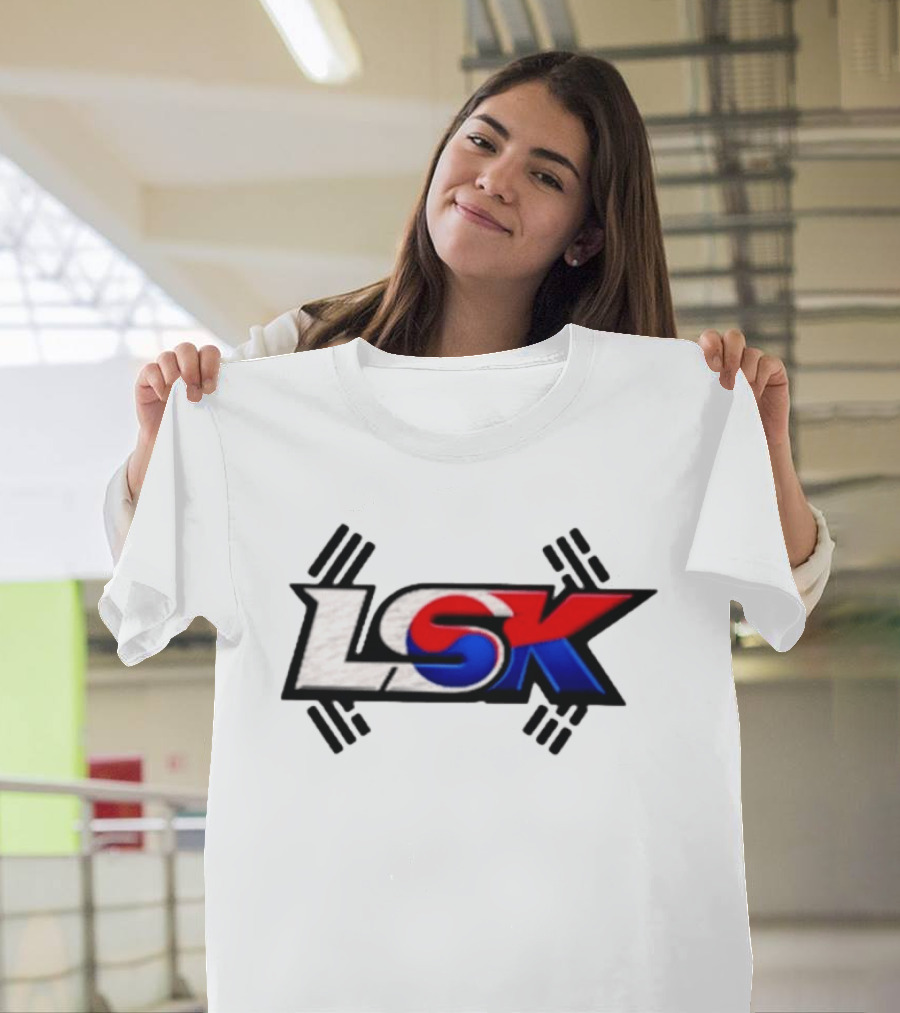 LSK Korean Flag Trey Jordan Weightlifting T-Shirt