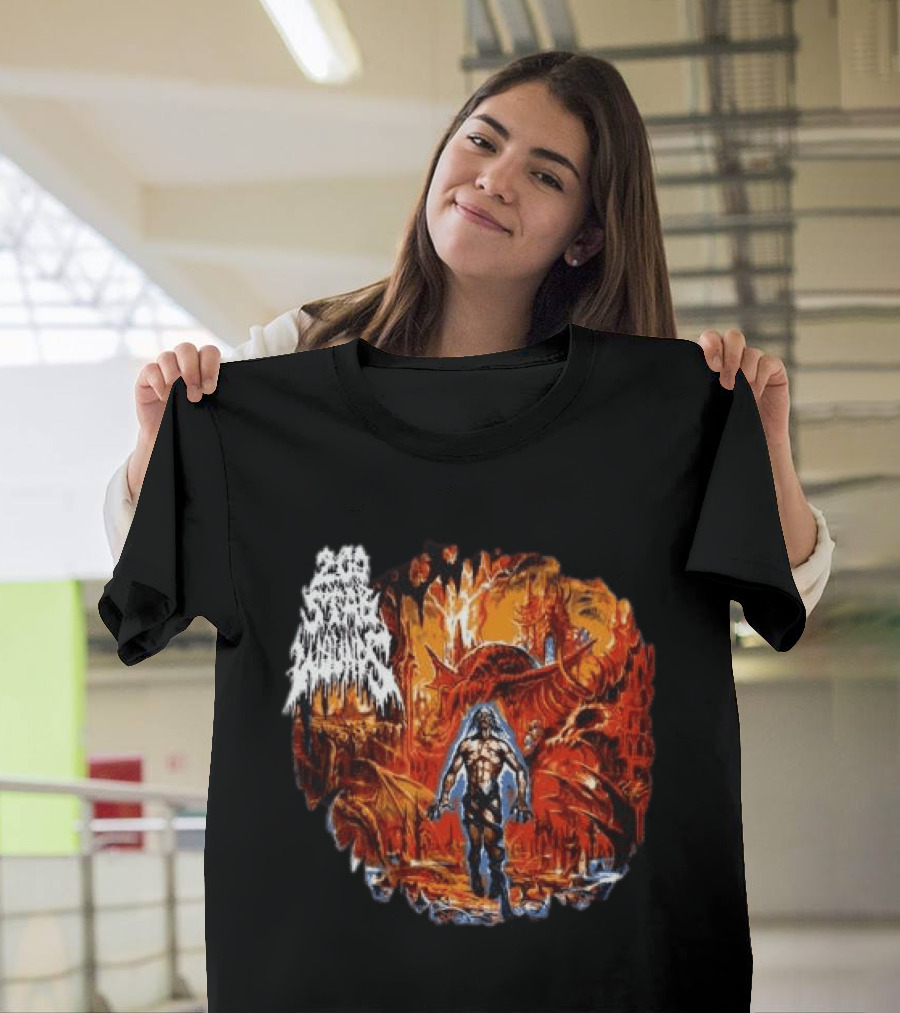 200 Stab Wounds Lowest Form Evilgreed Shop Longsleeve Fiery Dragon T-Shirt