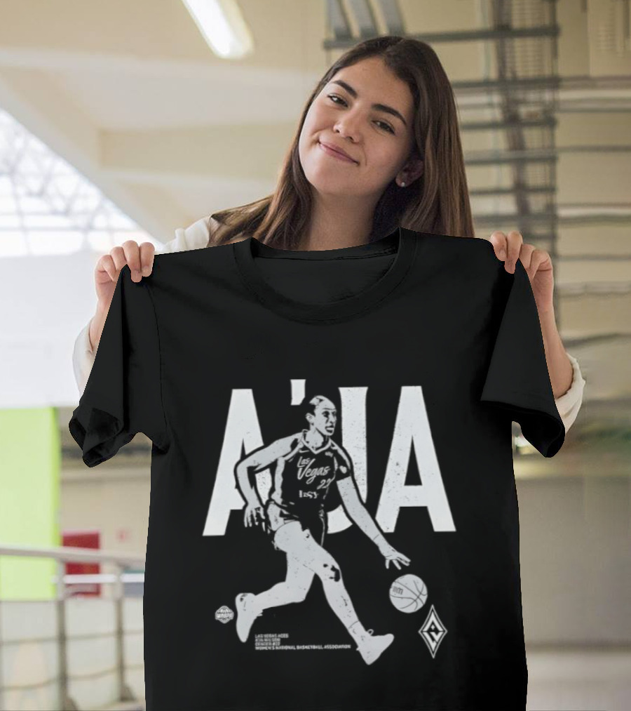 Las Vegas Aces A'ja Wilson Basketball Player Iconic Sports Moment T-Shirt