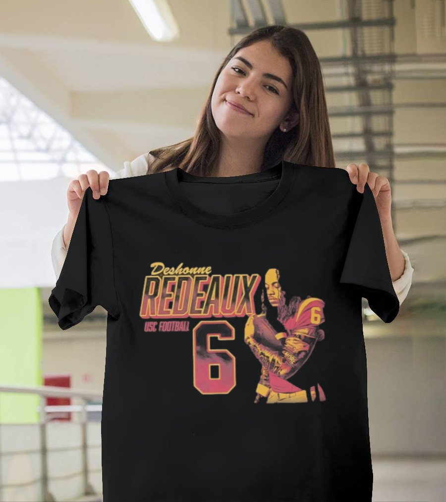 Deshonne Redeaux USC Football Number 6 T-Shirt