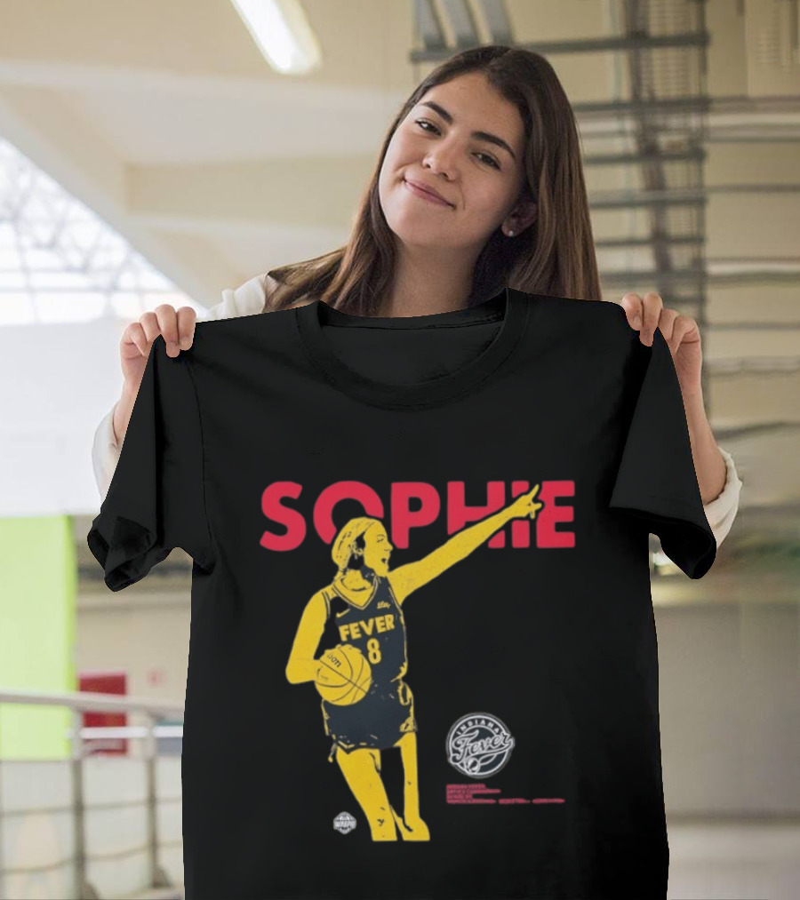 Sophie Cunningham Indiana Fever Basketball Number 8 T-Shirt