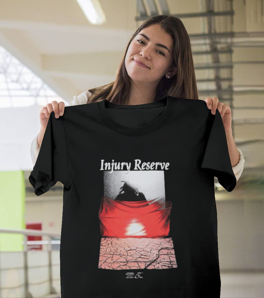 Injury Reserve Stage With Surreal Red And Black T-Shirt