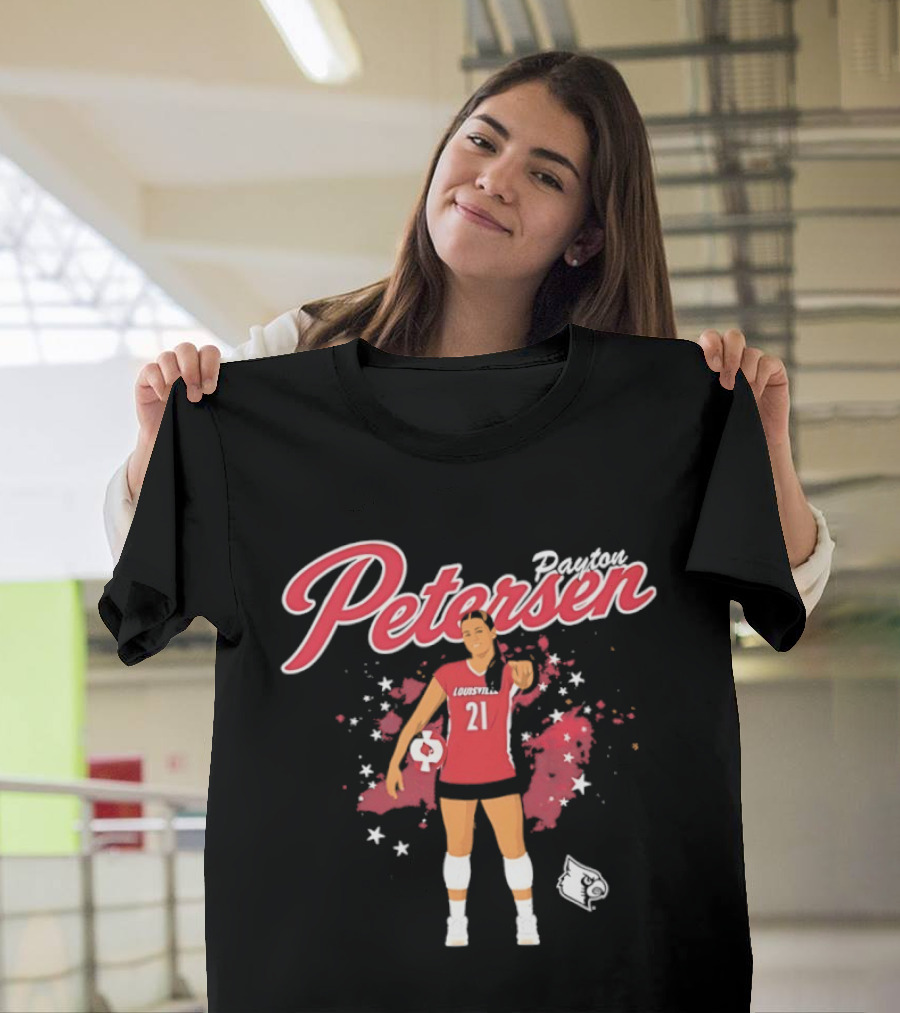 Payton Petersen Louisville Cardinals 21 Volleyball Sportswear T-Shirt