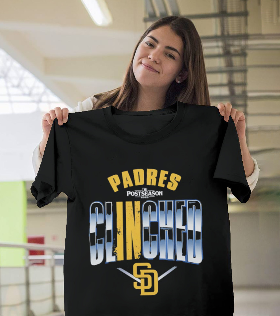 San Diego Padres 2026 MLB Postseason Clinched Padres Postseason Clinched SD T-Shirt