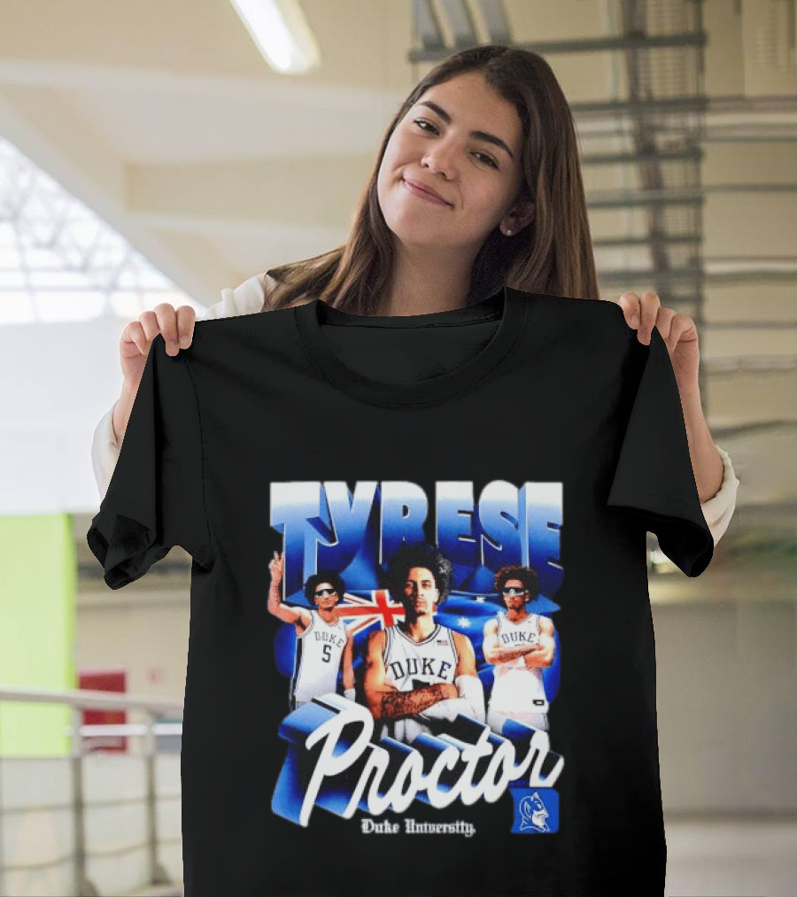 Tyrese Proctor Duke University Blue Devils Basketball Collage T-Shirt
