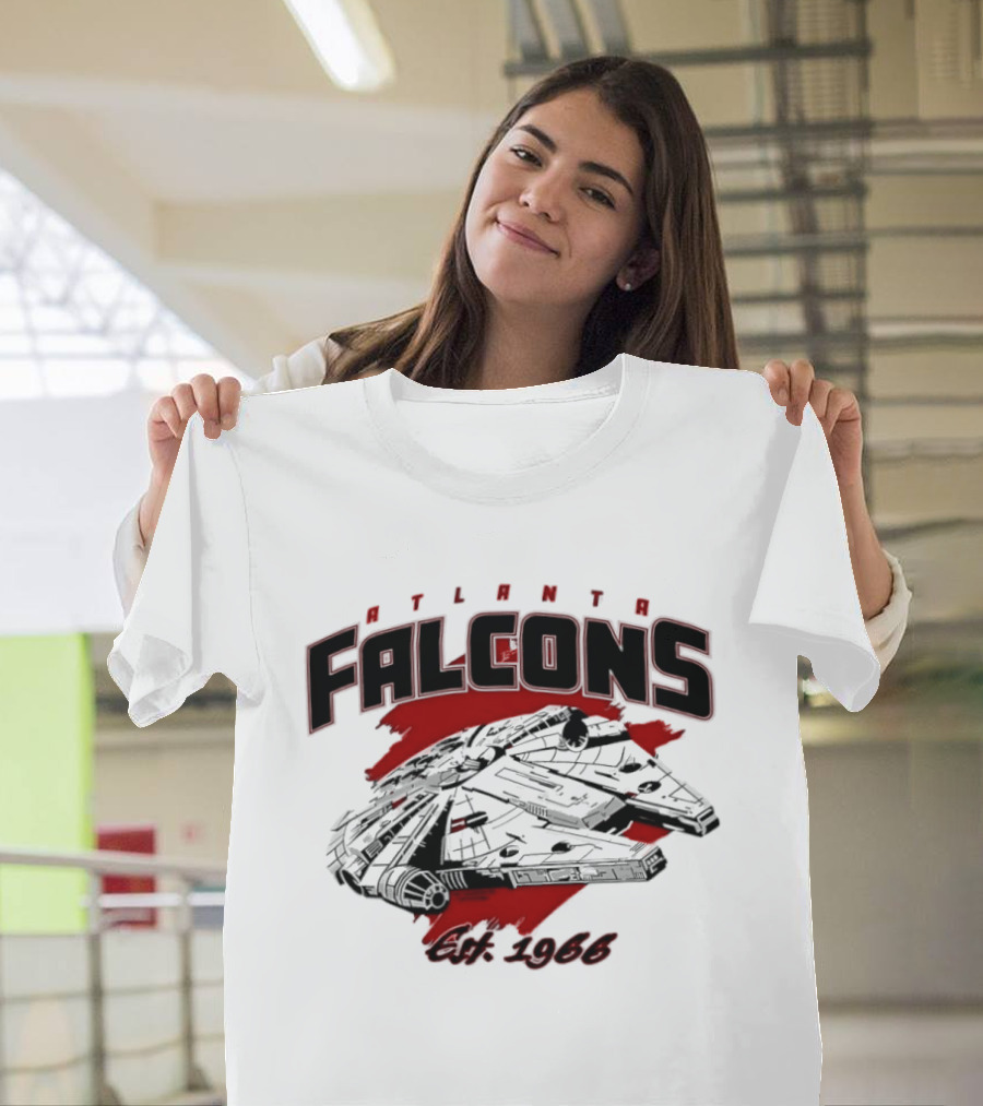 Atlanta Falcons Est 1966 Millennium Falcon Mashup T-Shirt