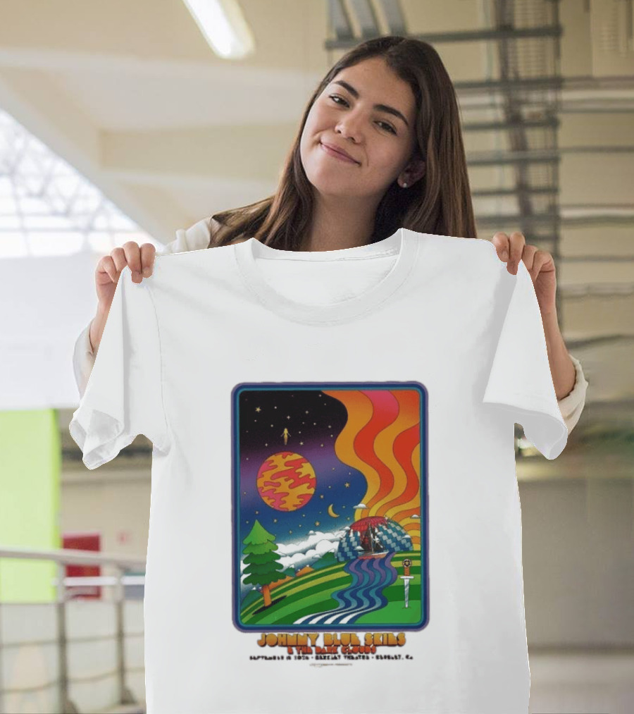 Johnny Blue Skies And The Dark Clouds Greek Theatre Berkeley CA September 15 2026 Event Psychedelic T-Shirt