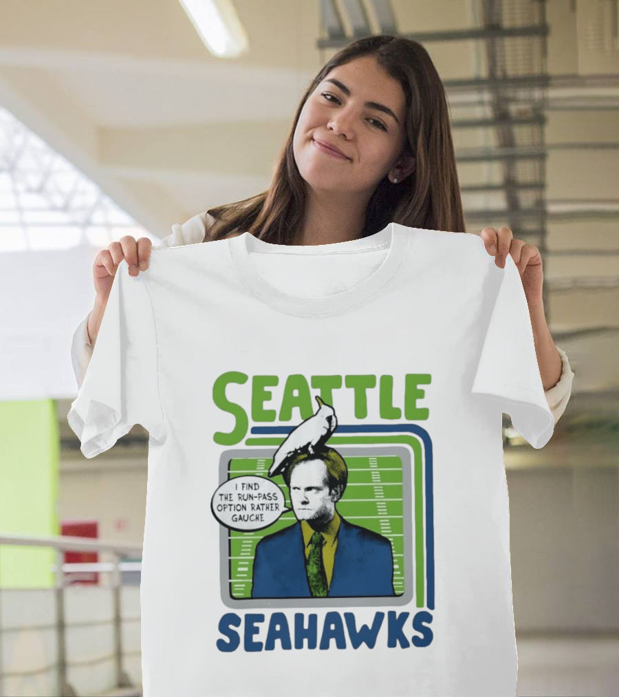 Kelsey Grammer Seahawks Run Pass Option Gauche T-Shirt