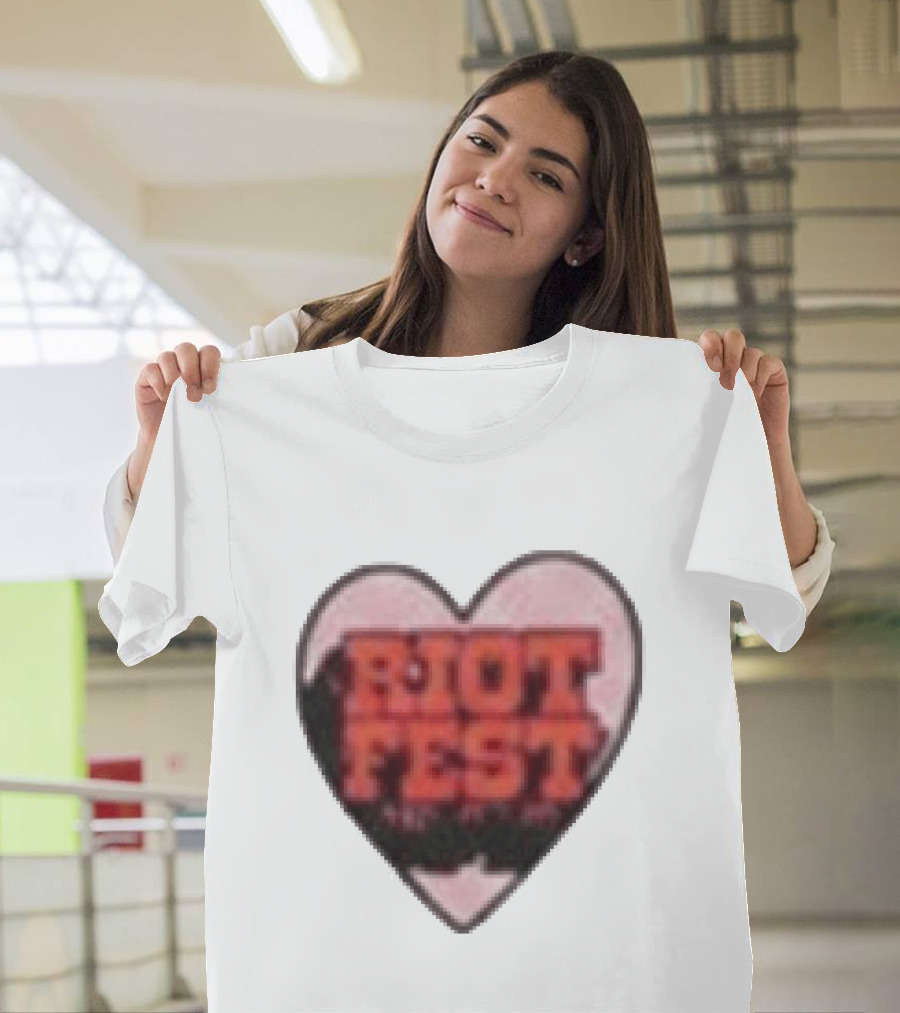 Riot Fest 2026 Chicago September 18 20 Heart T-Shirt