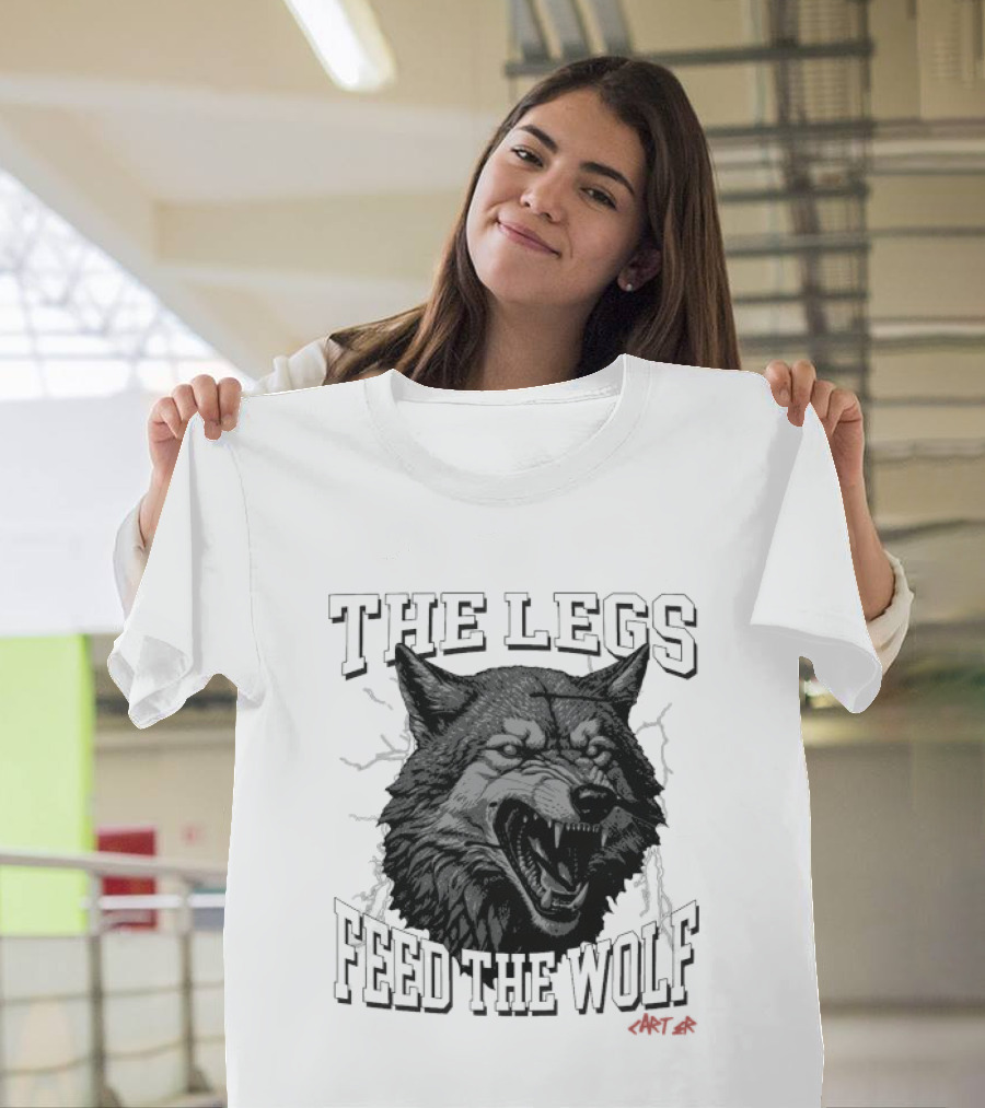 The Legs Feed The Wolf Will Carter Roaring Wolf T-Shirt
