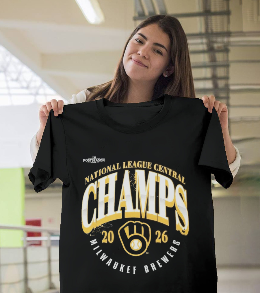 Milwaukee Brewers 2026 National League Central Champs T-Shirt