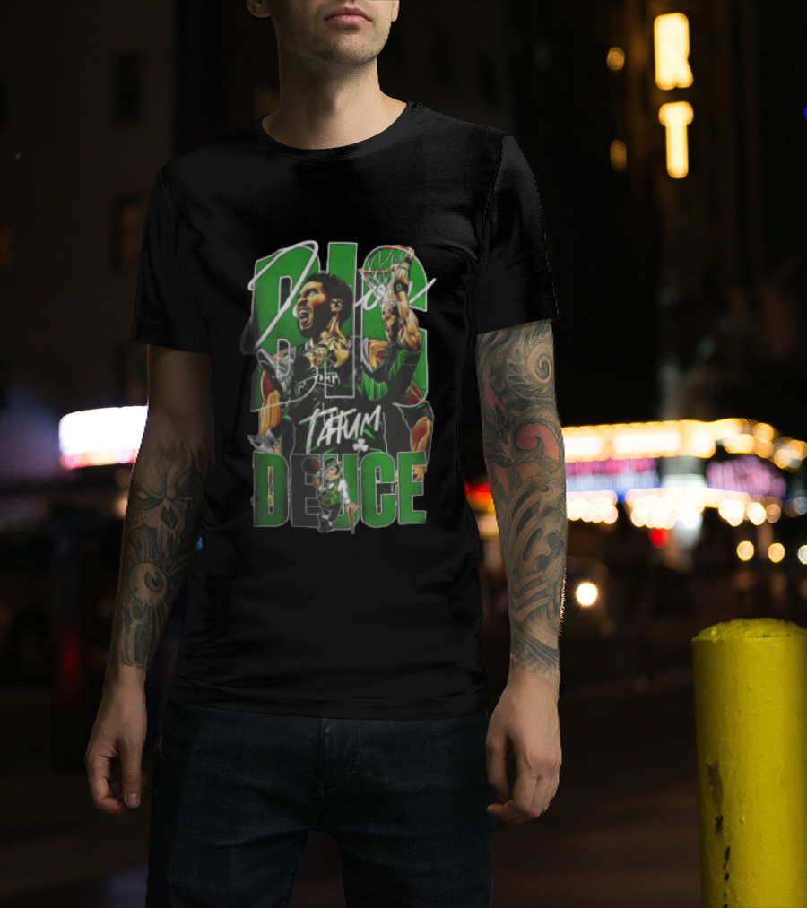 Boston Celtics Tatum Big Deuce Dunking T-Shirt