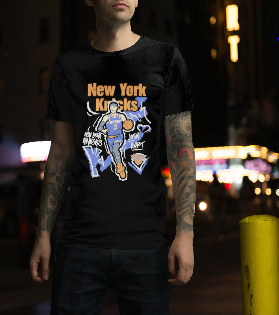 New York Knicks Josh Hart Chalked Up Basketball Player T-Shirt