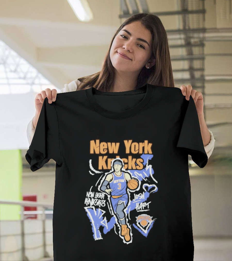 New York Knicks Josh Hart Chalked Up Basketball Player T-Shirt