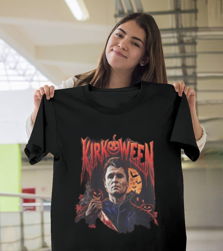 Kirkoween Michael Kirkyers Horror Halloween Pop Culture T-Shirt