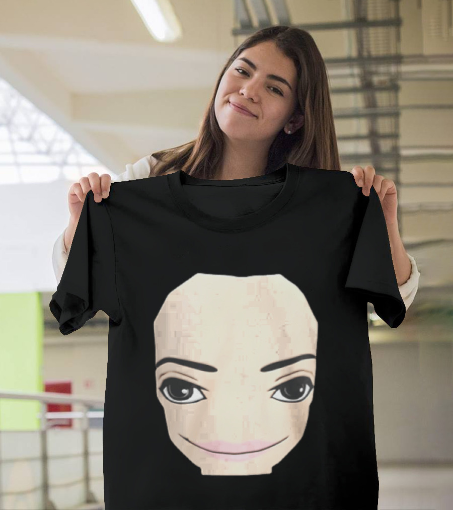 Roblox Avatar Smirking Face Female T-Shirt