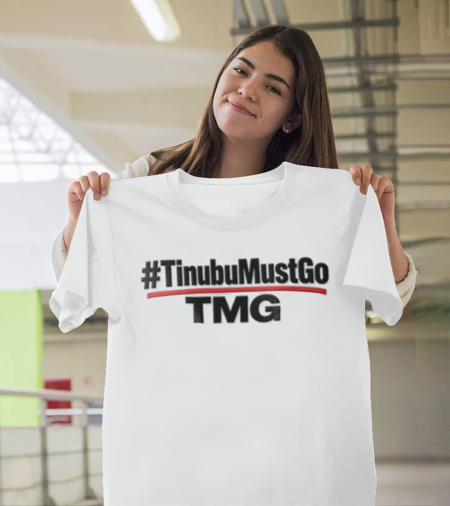 #TinubuMustGo TMG Red Arch Line T-Shirt