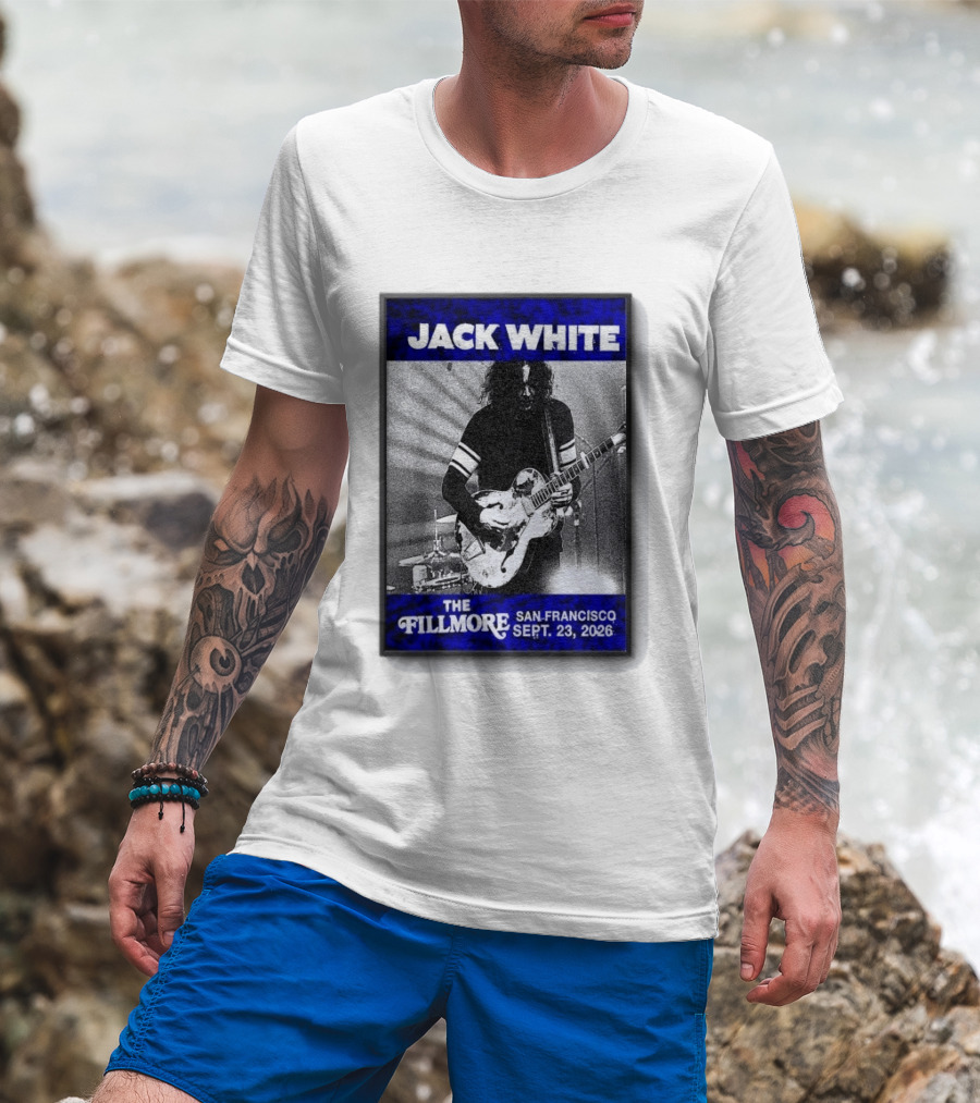 Jack White The Fillmore San Francisco September 23 2026 T-Shirt