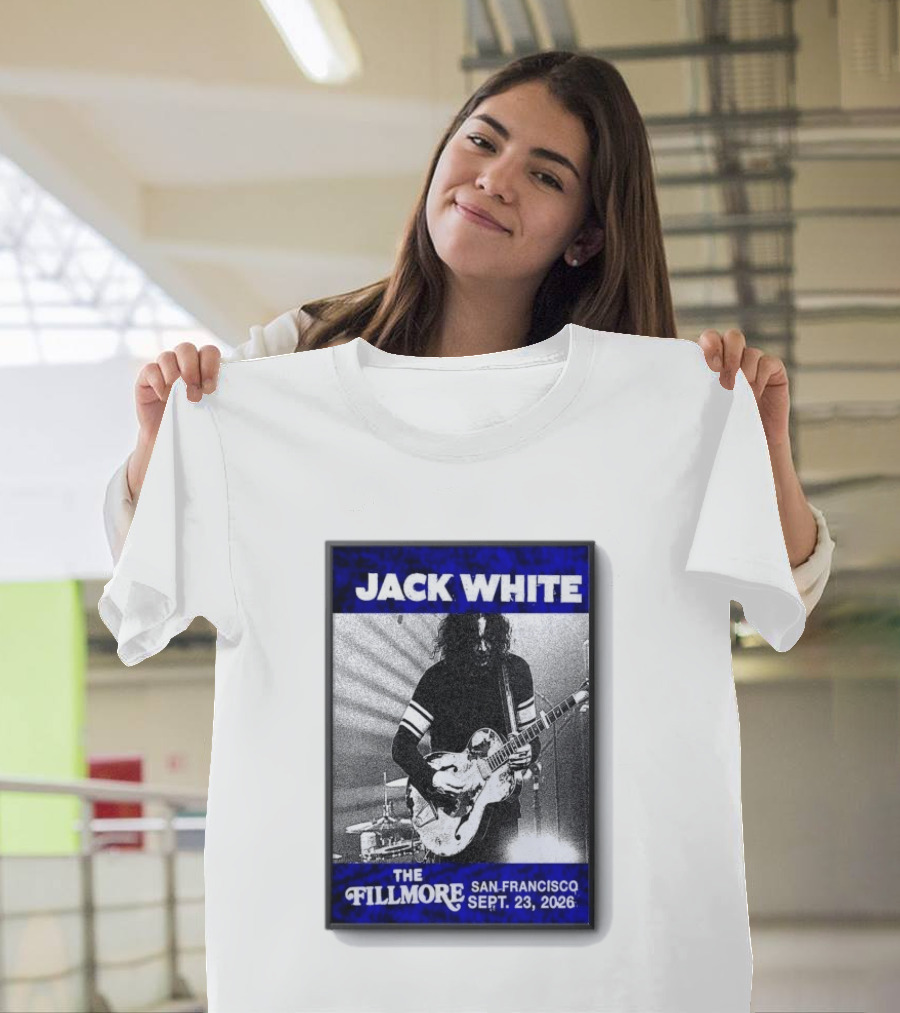 Jack White The Fillmore San Francisco September 23 2026 T-Shirt