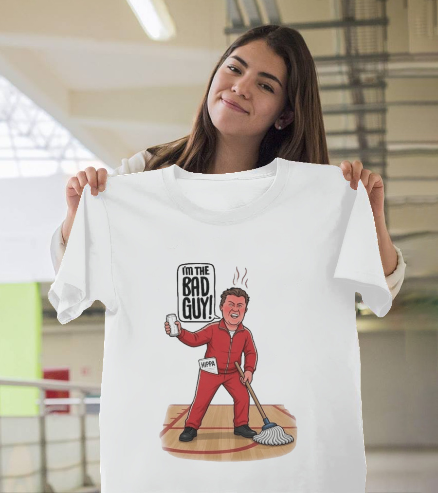 I'm The Bad Guy Rico Bosco Red Tracksuit HIPPA Janitor T-Shirt
