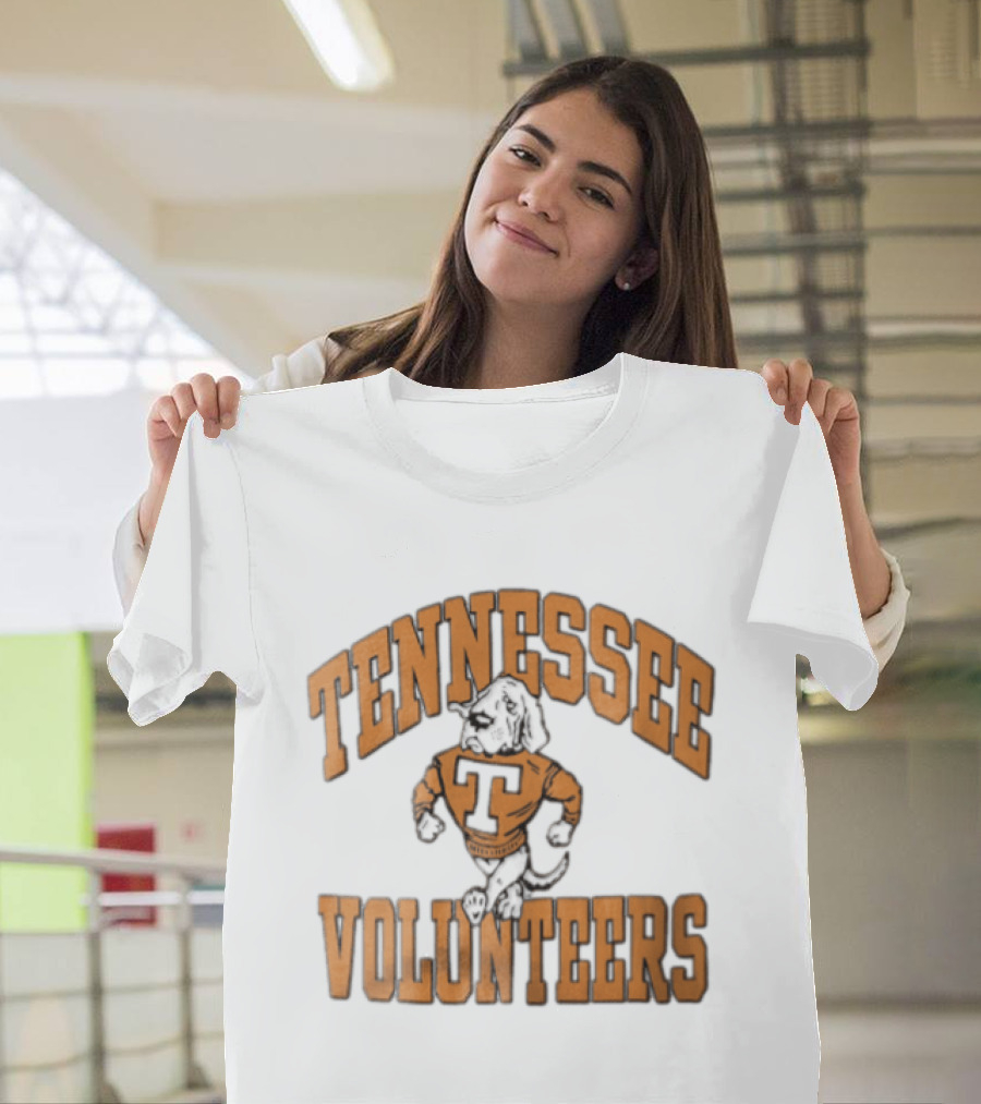 Tennessee Volunteers NCAA Cartoon Hound Dog T-Shirt