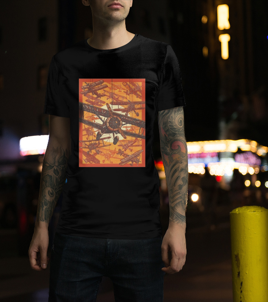 Billy Strings Fall 2026 Luke Martin Denver CO Airplane T-Shirt