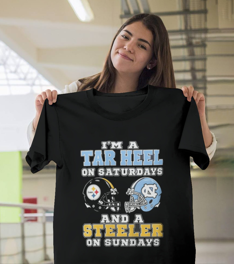 Pitt Panther On Saturdays And Steeler On Sundays Football Team Spirit T-Shirt
