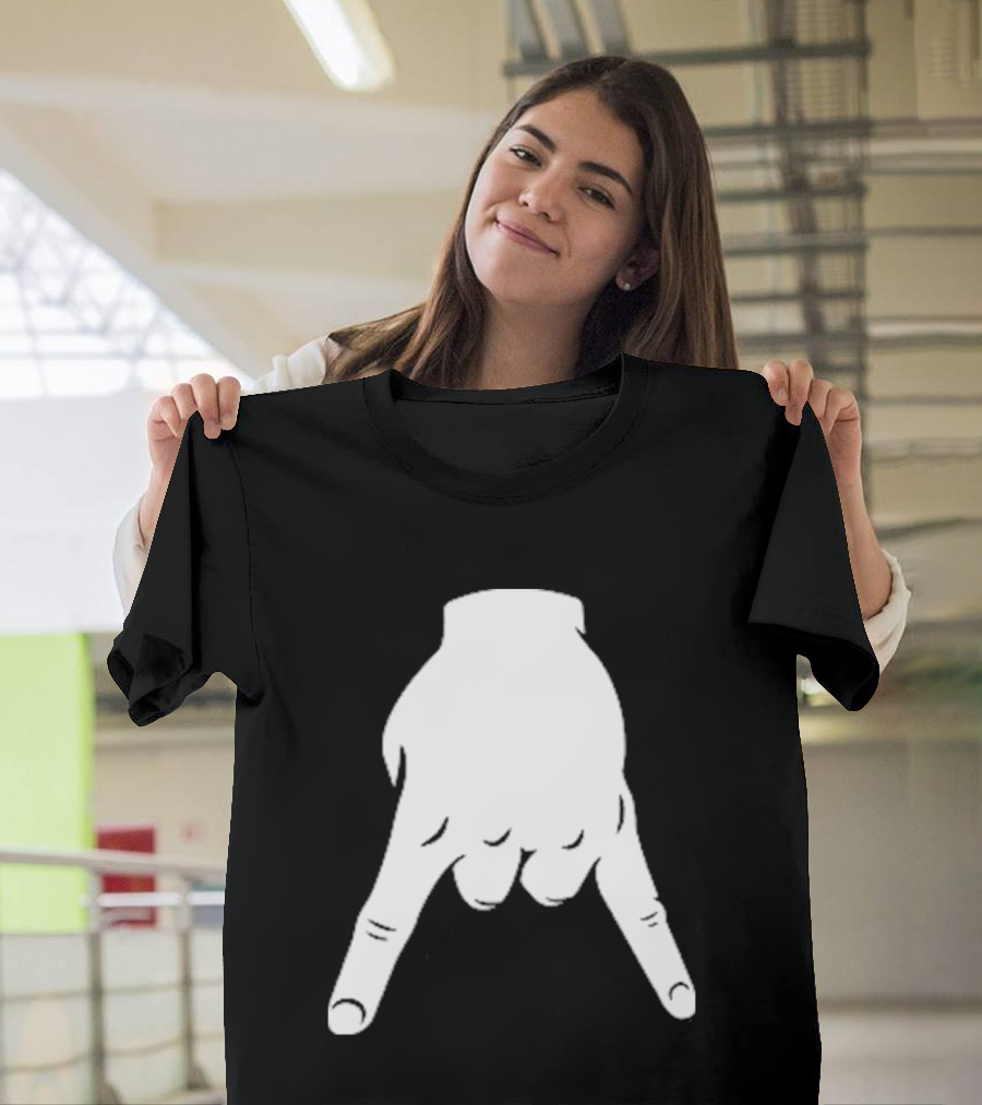 Horns Down Hand Gesture Texas Rivalry Sports Fan T-Shirt