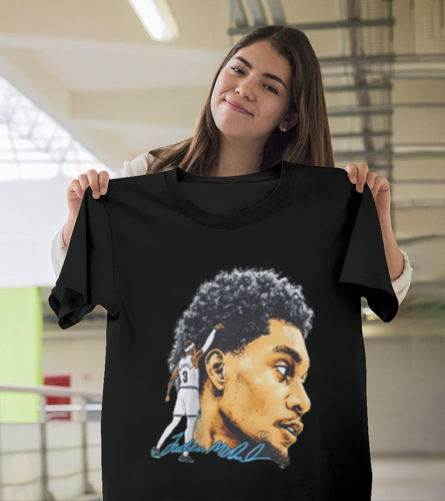 Jaden McDaniels Minnesota Timberwolves Signature T-Shirt
