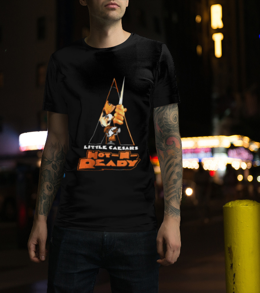 Little Caesars Hot N Ready A Work Orange Pizza Fusion T-Shirt