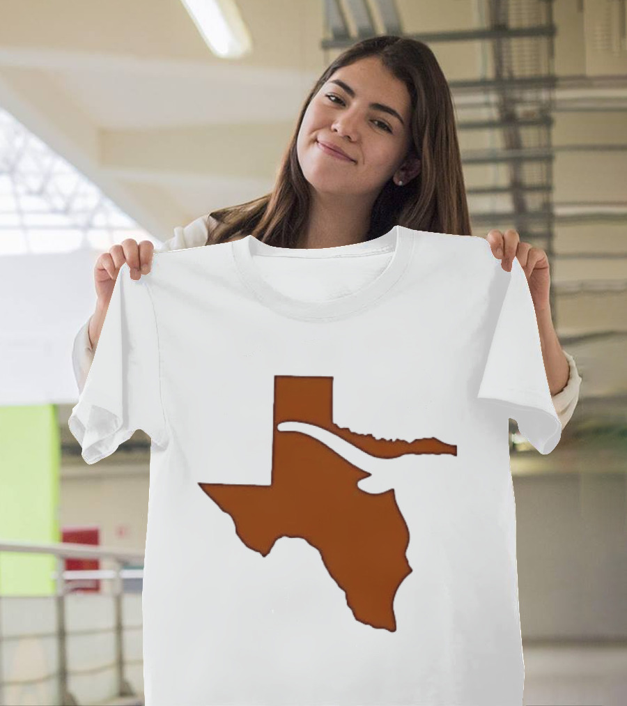Texas State Longhorn Steer Original Orange T-Shirt