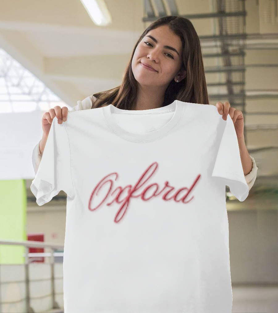 Oxford Red Calligraphy Mississippi State Fan T-Shirt
