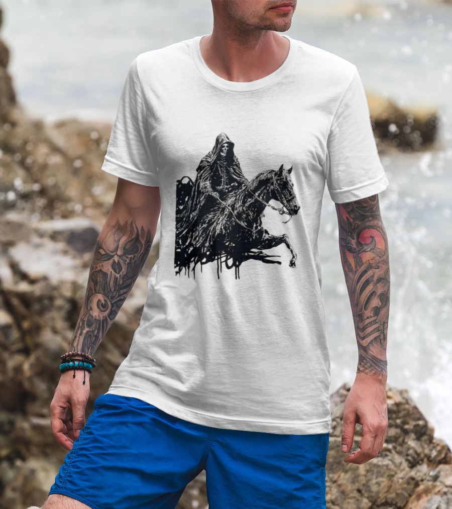 A7x World Store Total Surrender Grim Reaper Horseman T-Shirt