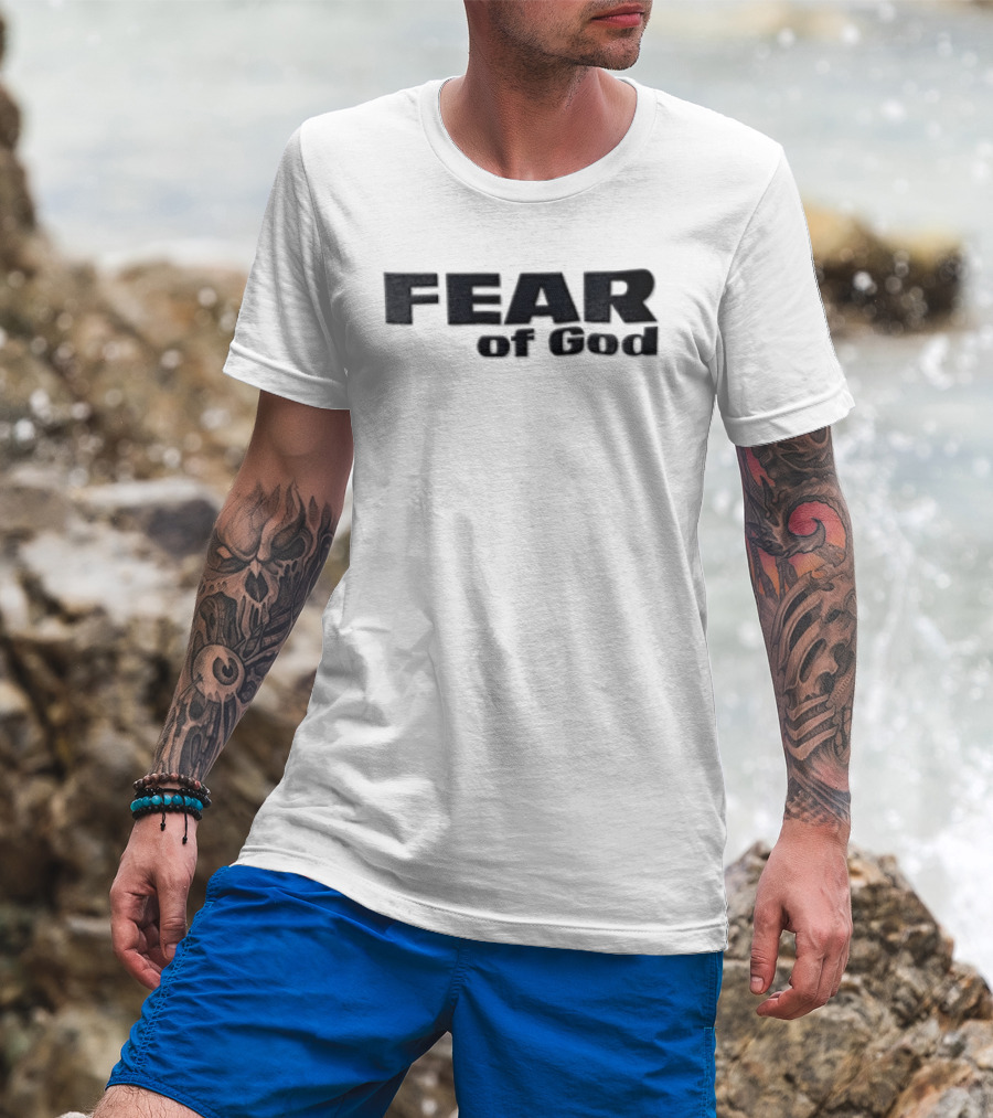 Fear Of God Heavy Block Lettering Minimalist T-Shirt