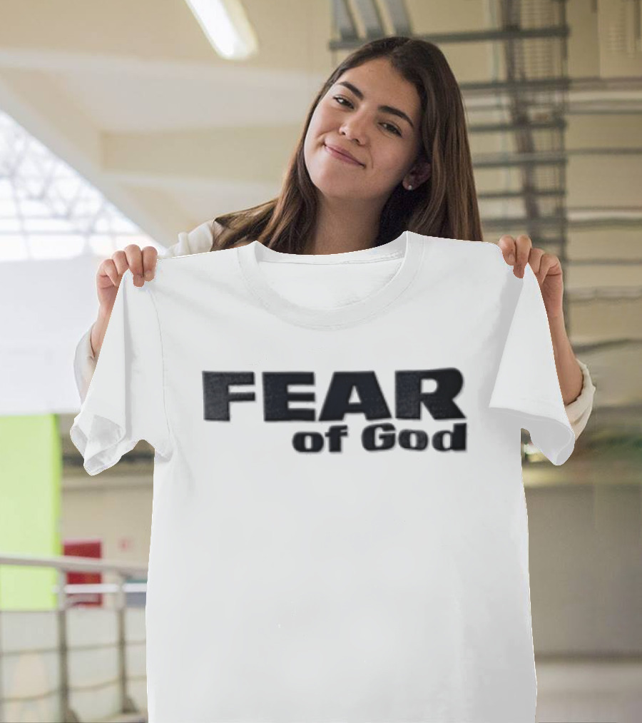 Fear Of God Heavy Block Lettering Minimalist T-Shirt