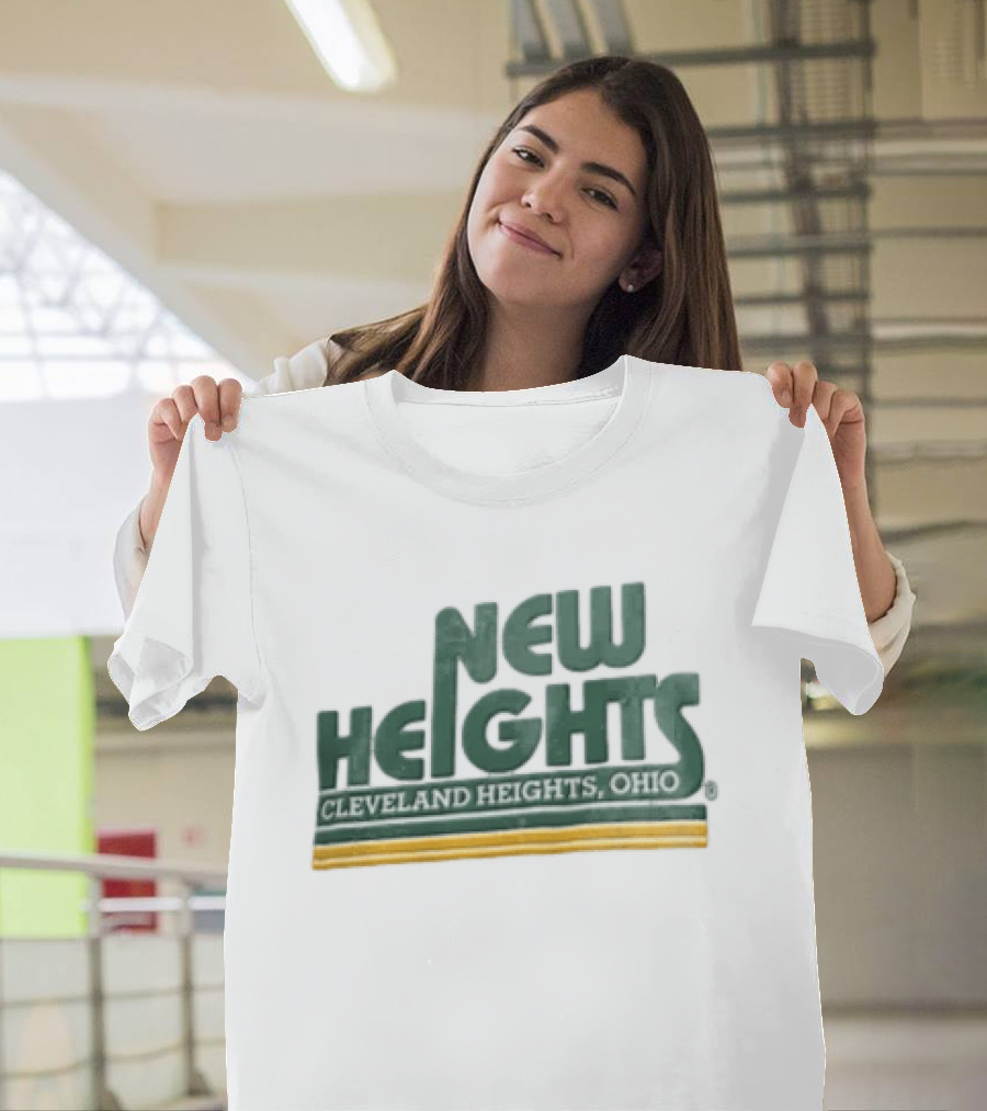 Jason Kelce New Heights Cleveland Heights Ohio T-Shirt