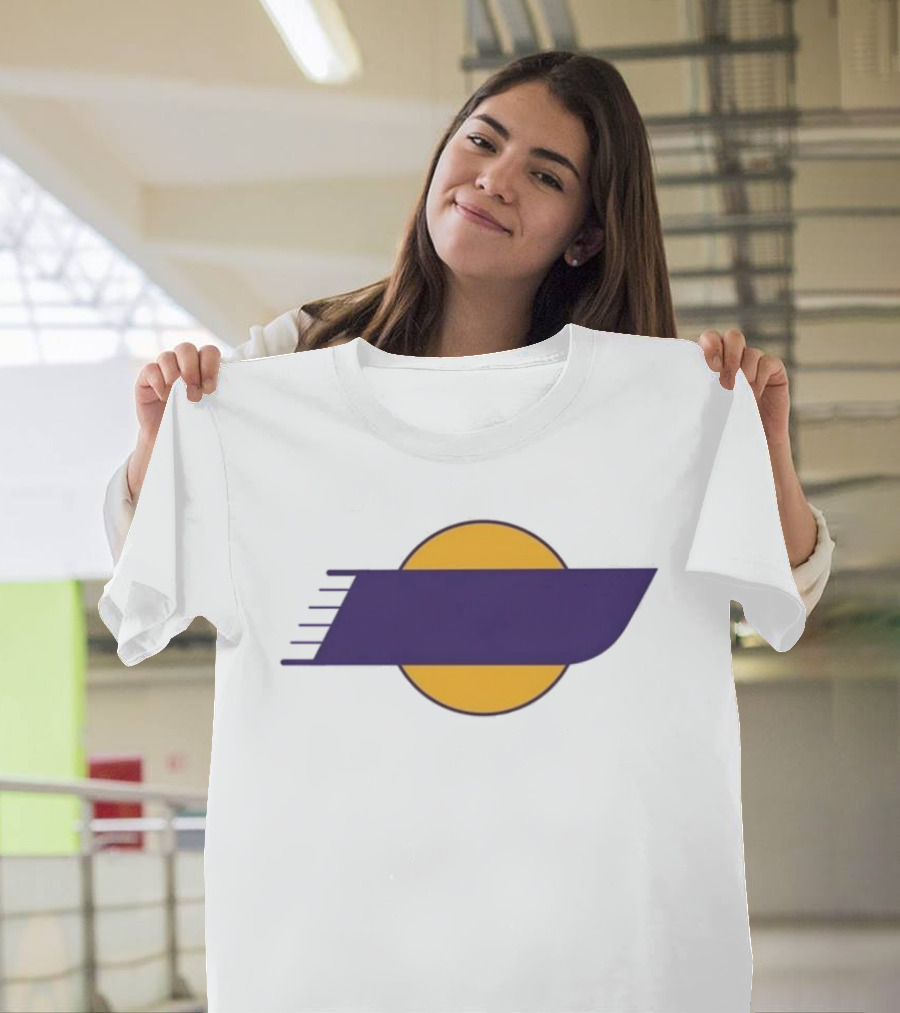 Ji Lee Underbranded Los Angeles Lakers Retro Sun T-Shirt