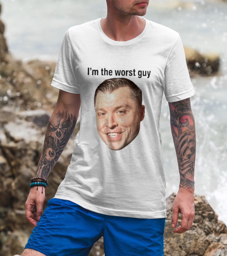Jimmy Failla I'm The Worst Guy Big Head Face Meme T-Shirt