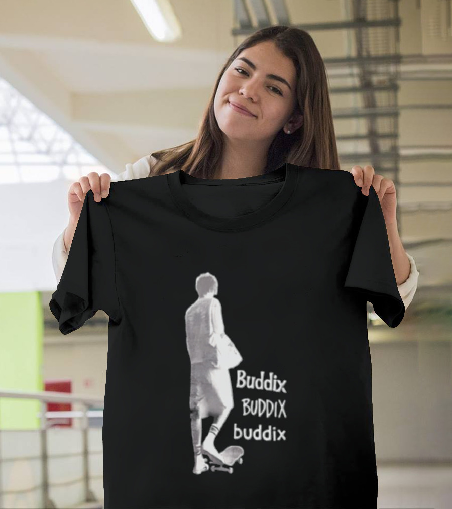 Buddix Person Standing On Skateboard Buddix BUDDIX Buddix T-Shirt