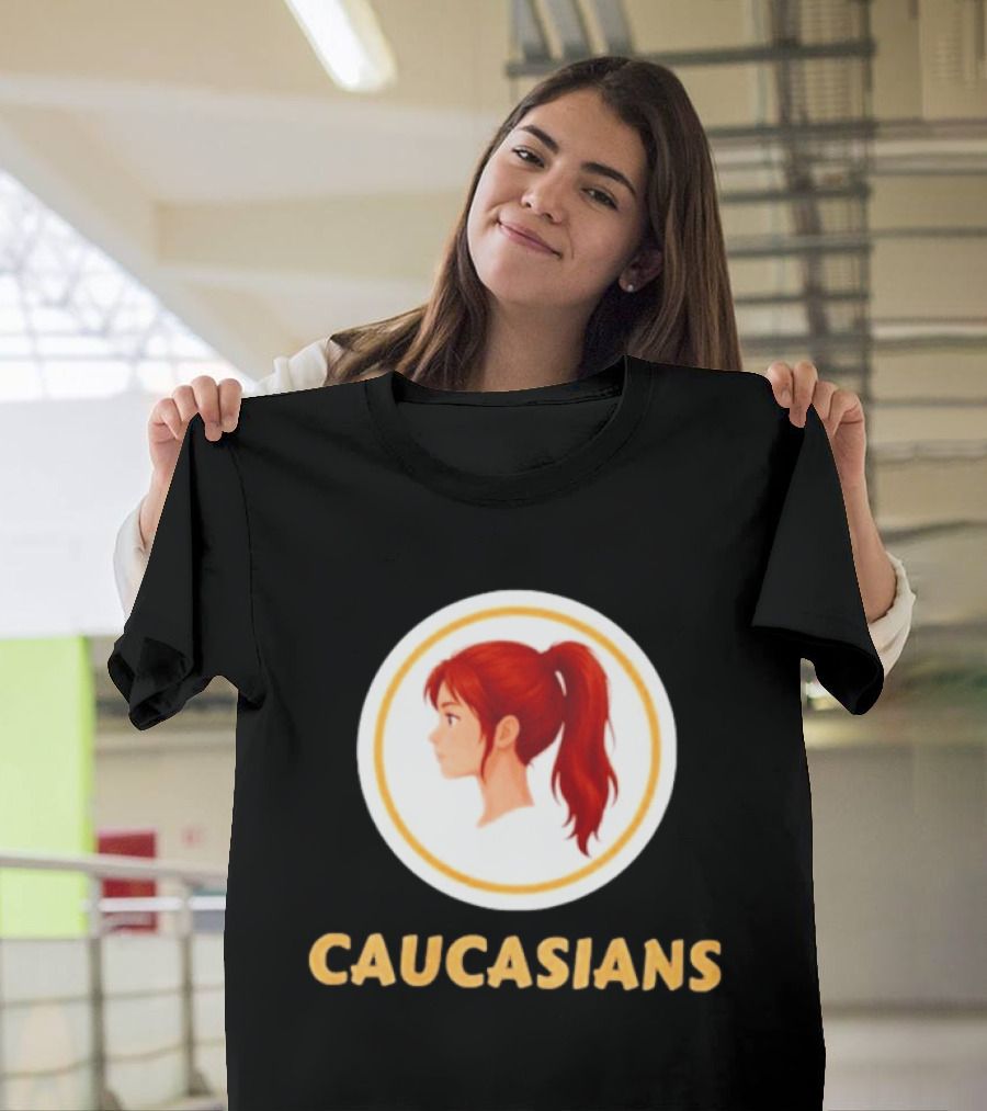 Caucasians Redhead Ponytail Profile T-Shirt