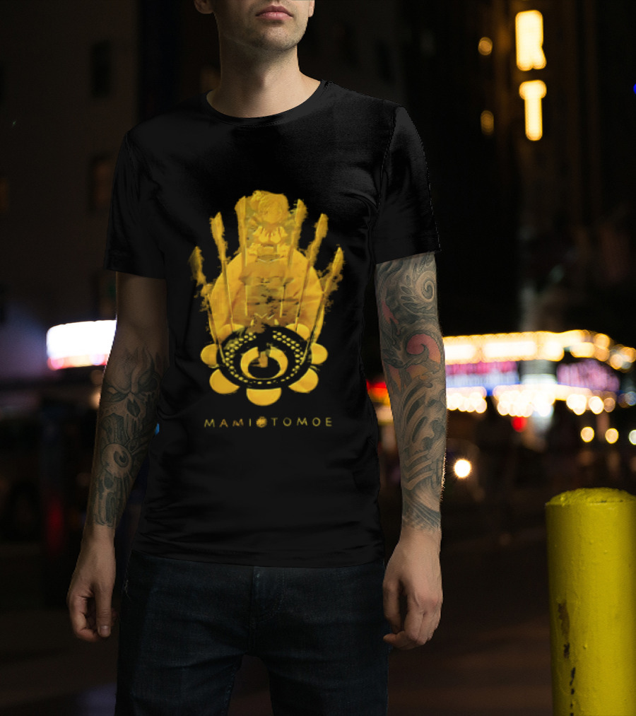 Mami Tomoe Magical Anime Character Golden T-Shirt