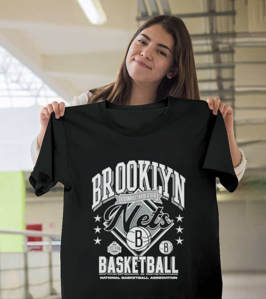 Brooklyn Nets Basketball NBA Stars And Stripes T-Shirt