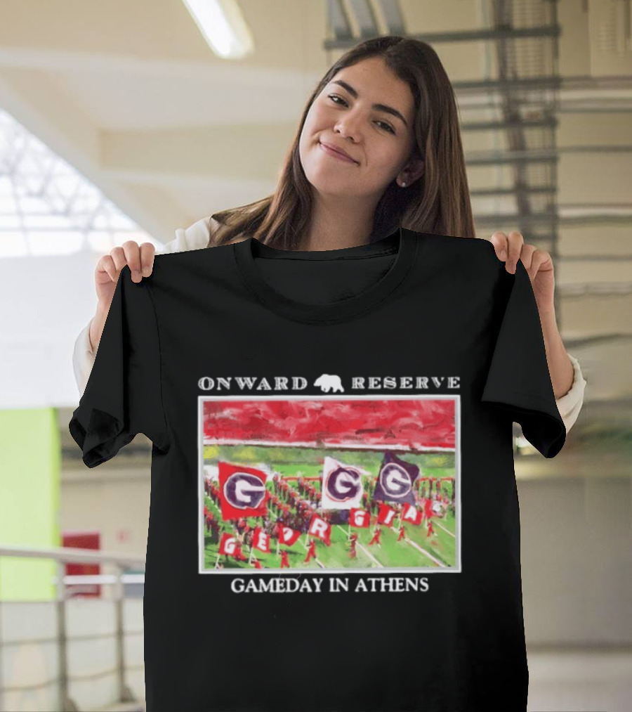 Onward Reserve Georgia Bulldogs Gameday In Athens T-Shirt