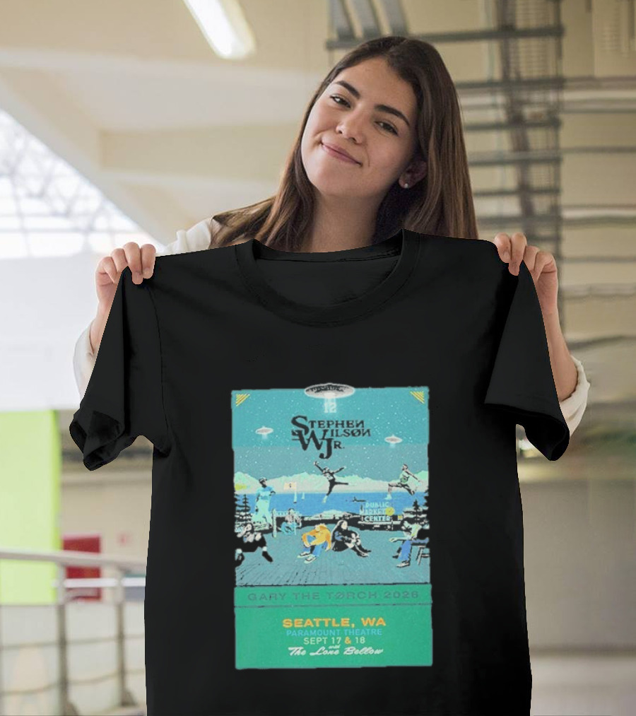 Stephen Wilson Jr Carry The Torch 2026 Seattle Paramount Theatre Event September 17 18 Public Market Center Seattle WA T-Shirt