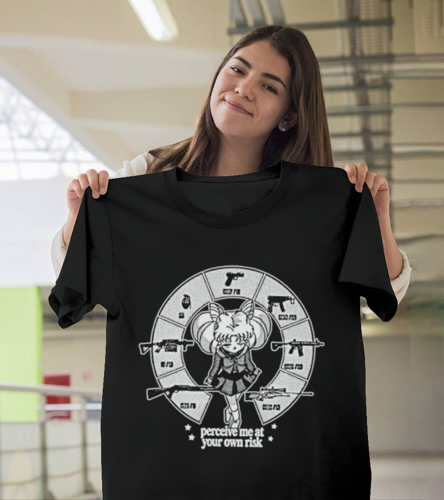 Perceive Me At Your Own Risk Sailor Moon Inspired Guardians Circular T-Shirt