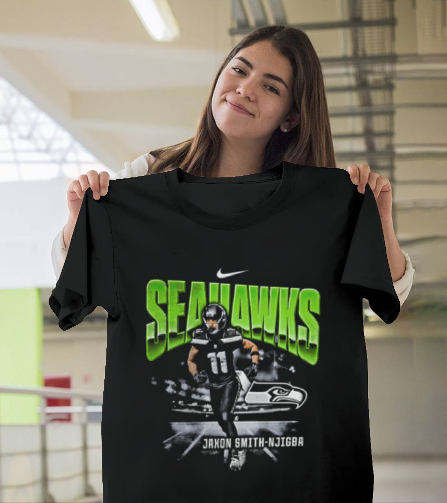 Seattle Seahawks Jaxon Smith Njigba 11 Nike Running Stadium T-Shirt