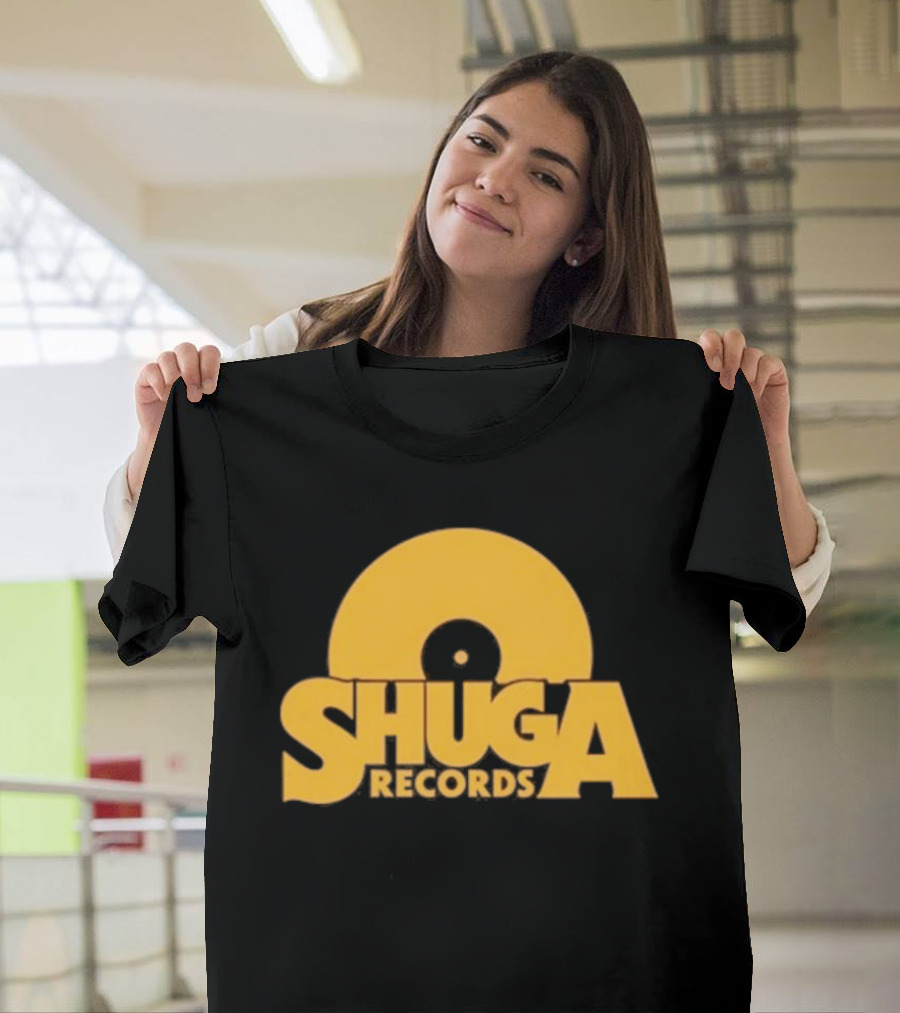 Shuga Records Vinyl Icon Retro Style Collection T-Shirt