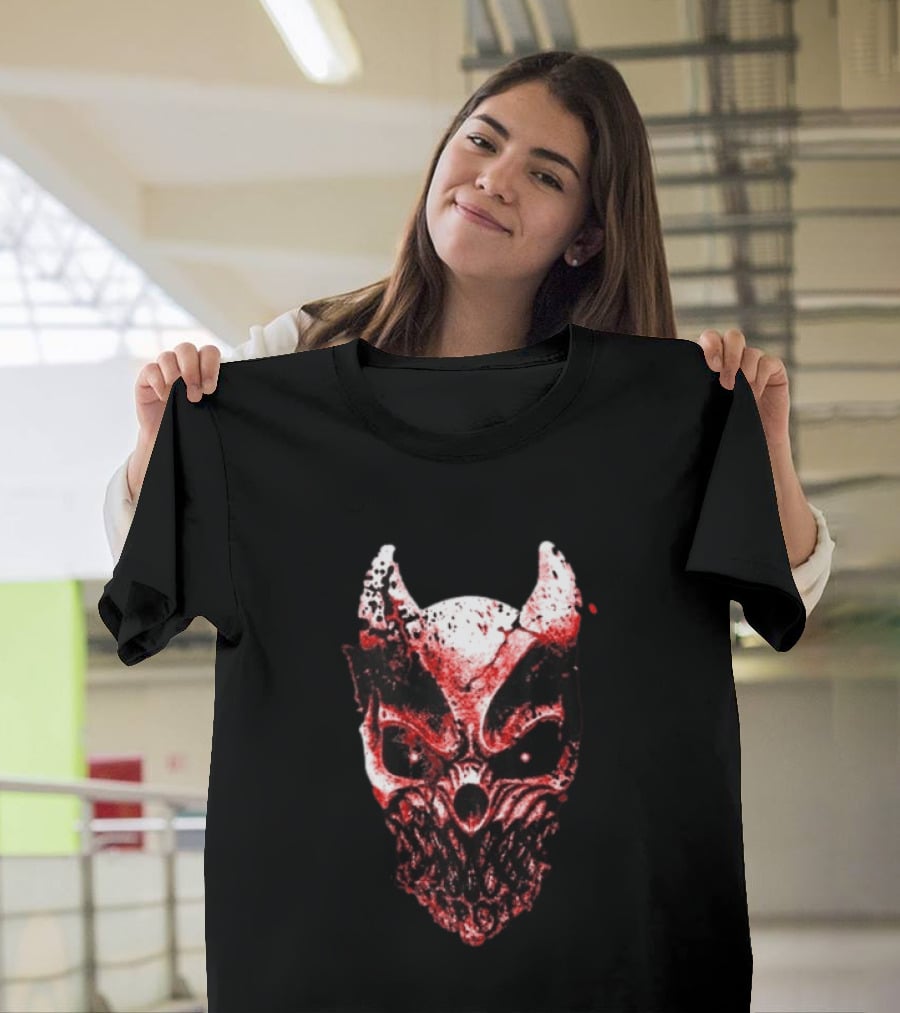 Slaughter To Prevail Blood Mask Horror Metal Mask T-Shirt