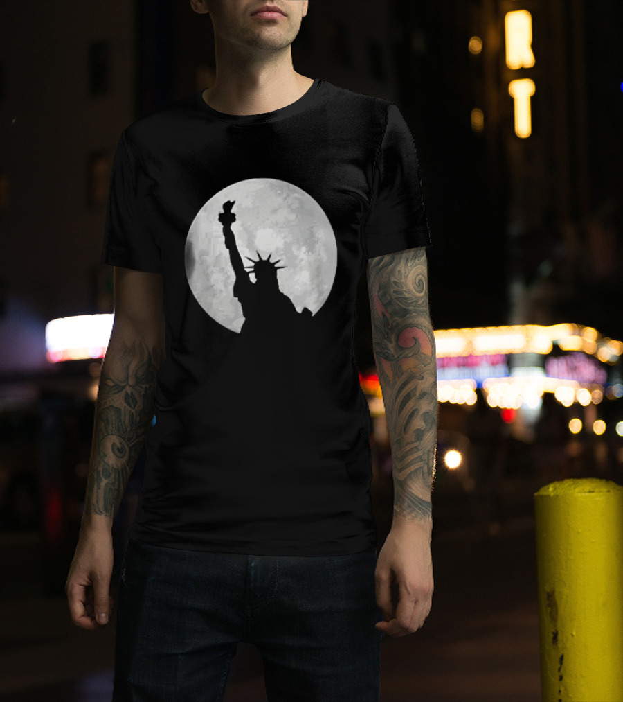 Statue Of Liberty Lunar T-Shirt